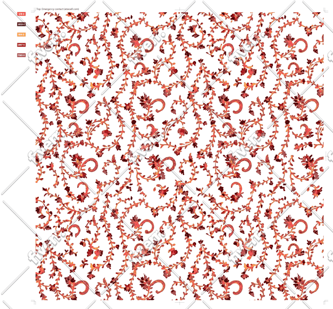 do seamless pattern design and rotary print ready file