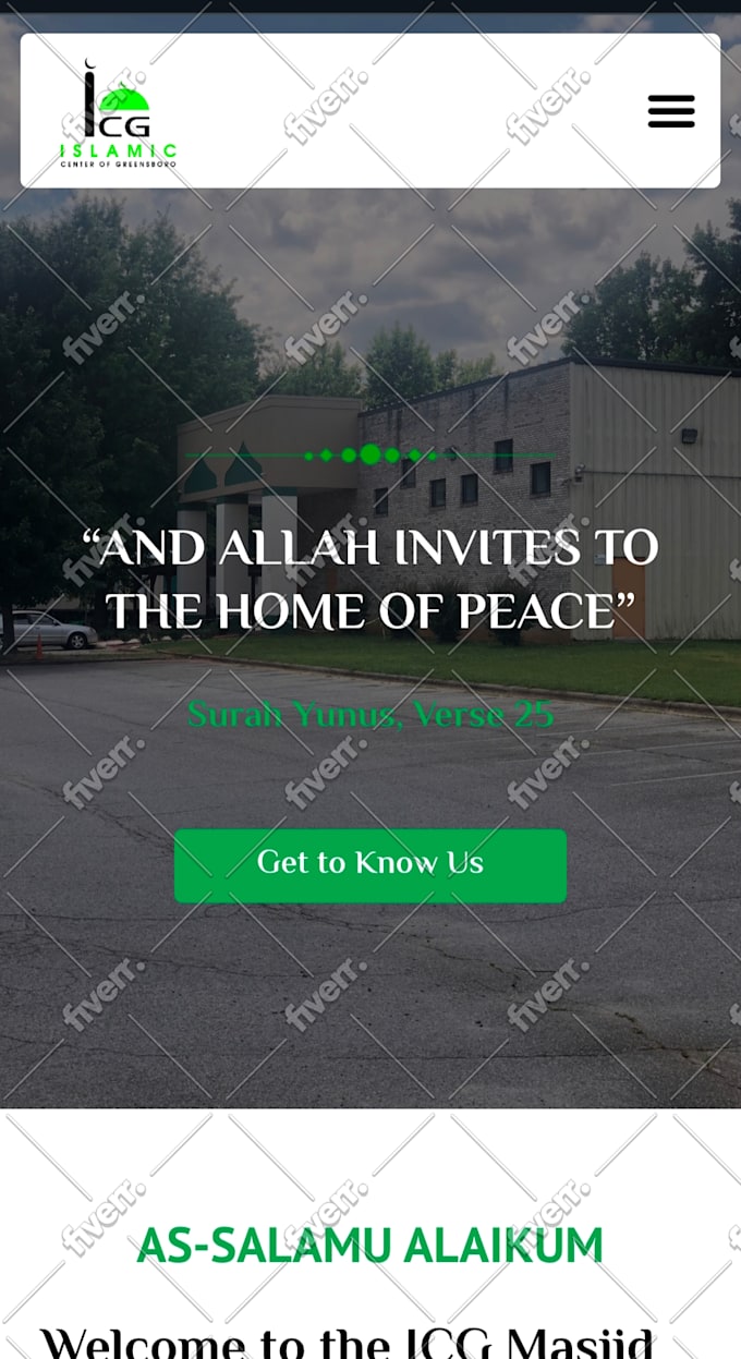 create an islamic website design with wordpress