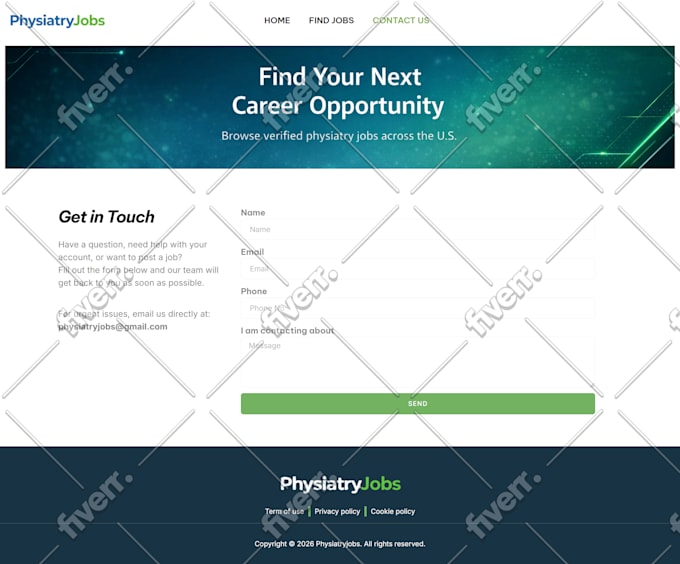 design a job board or job portal website
