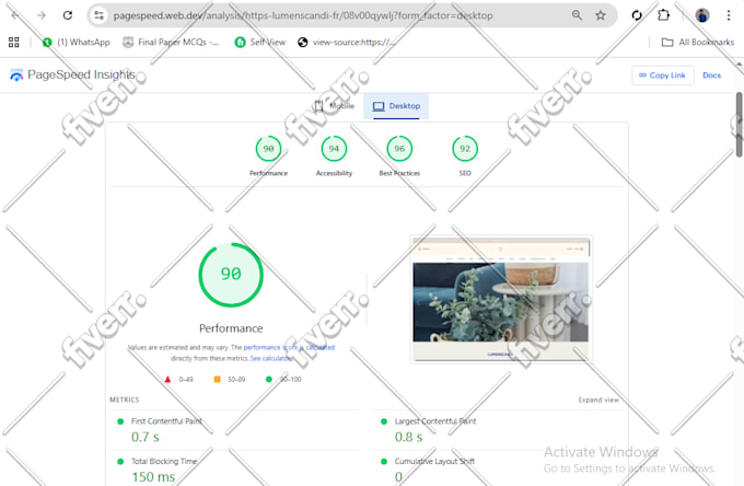 fix core web vitals cls, fid or lcp and speed optimization