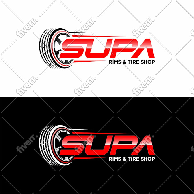 design a tyre shop logo for your company