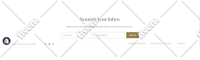 do footer customization for your shopify store