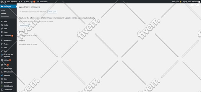 customize or fix your wordpress website