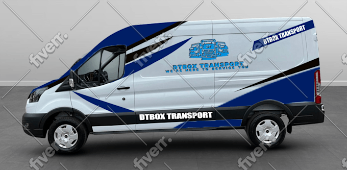 do box trailer wrap design, vechile wrap design, van wrap, car wrap