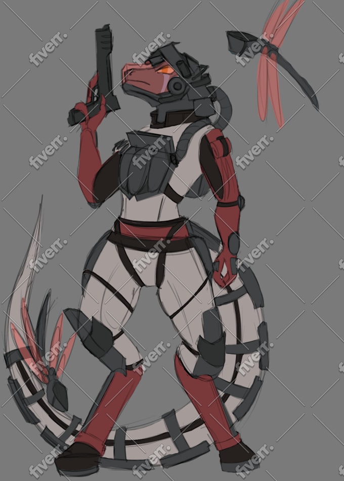 do custom character art to order
