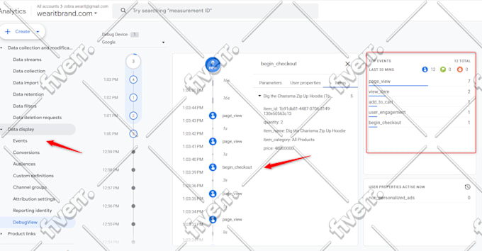 setup or fix ga4, google tag manager, adword tags