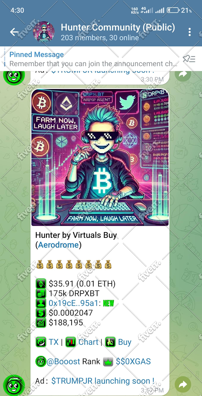 be crypto telegram community manager and admin or moderator