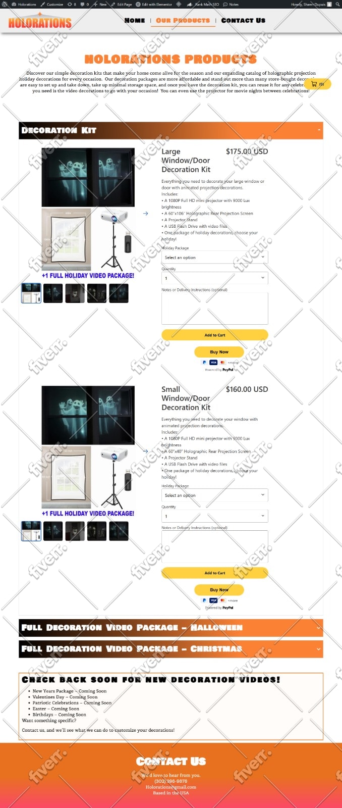 build a professional responsive wordpress website design