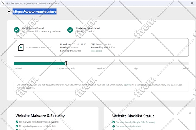 do clean malware from website and fix hacked