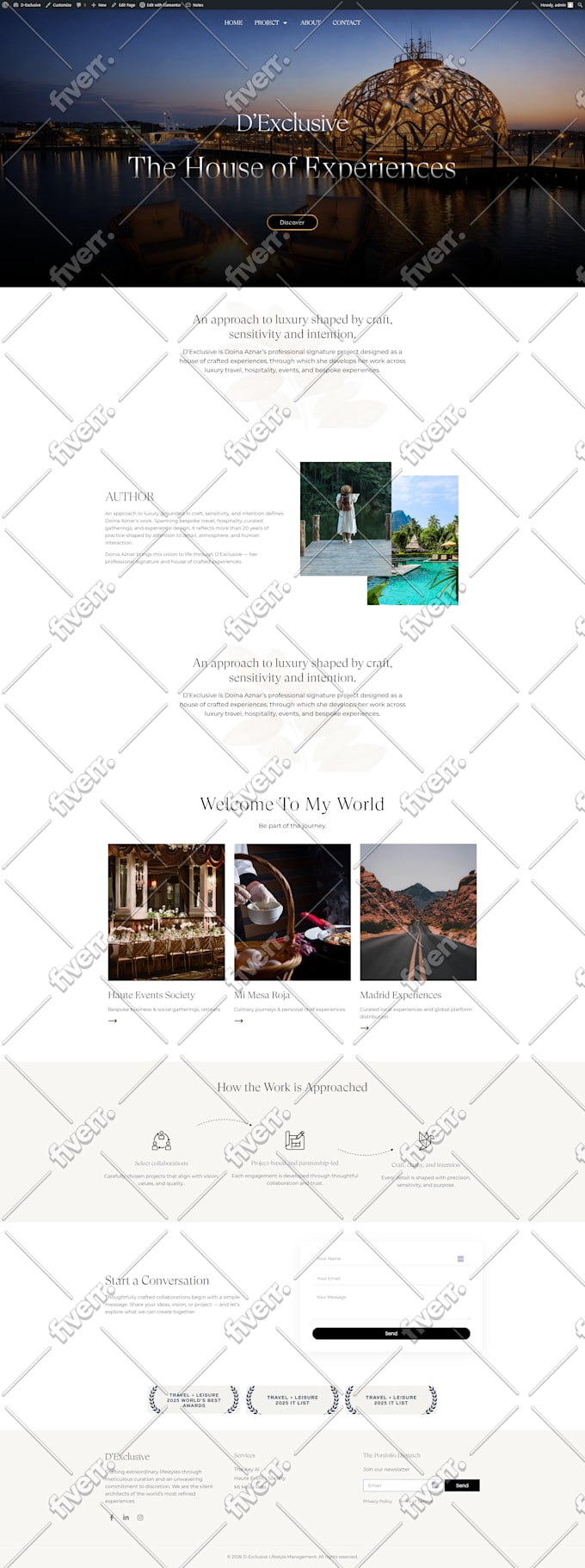 design wordpress website by elementor pro within 24 hrs