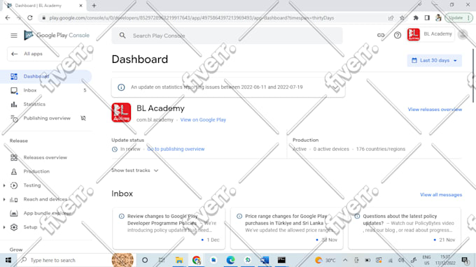 publish flutter android application on google play console