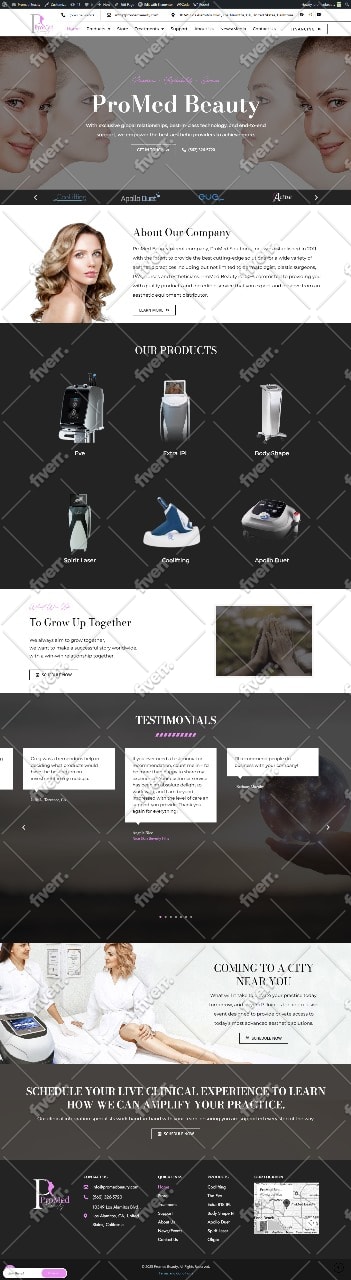 create wordpress website and wordpress landing page design or clone website