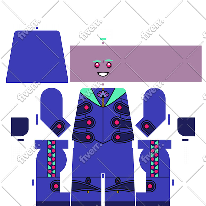make a 3d lego minifig
