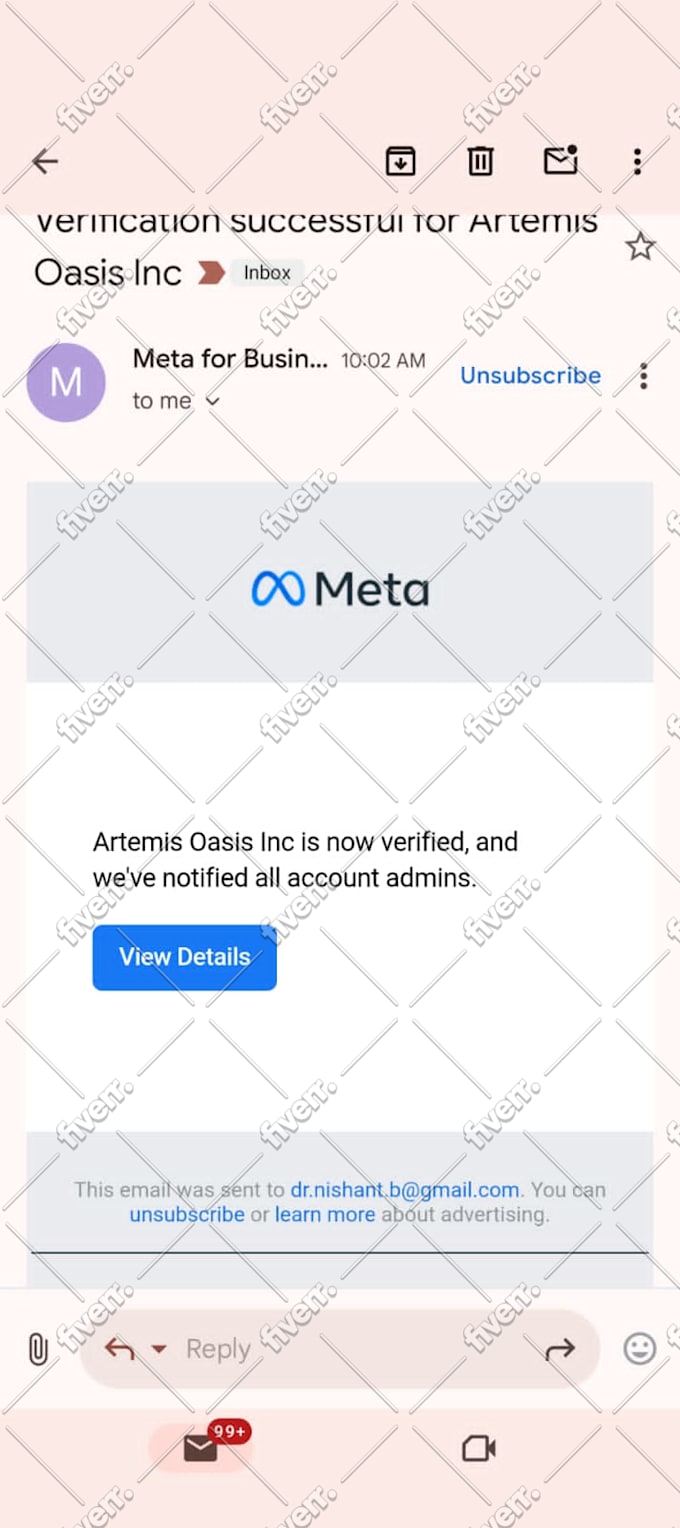 make your facebook business verification button visible