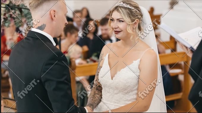 do cinematic wedding video editing