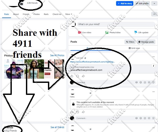 share your ad with my 5000 Facebook real friends