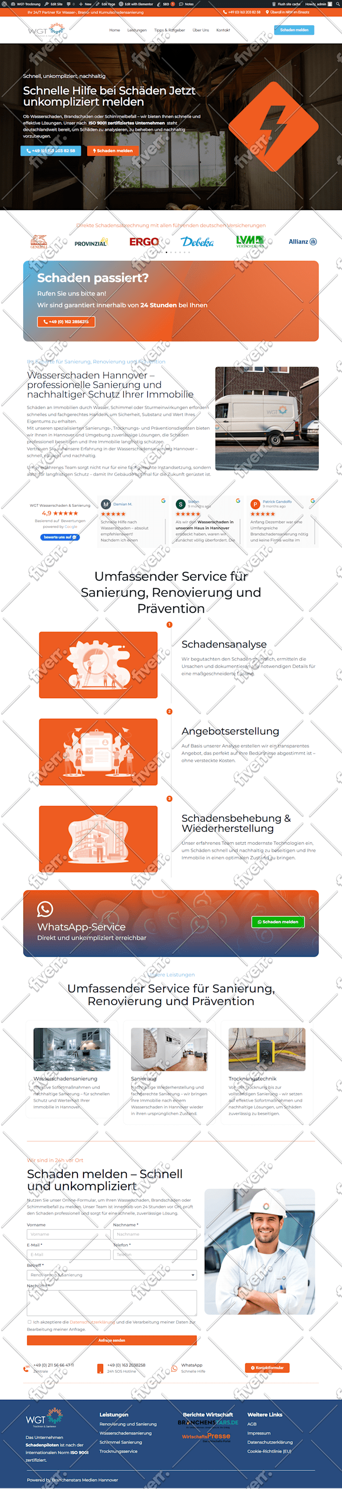 clone copy or duplicate landing page website