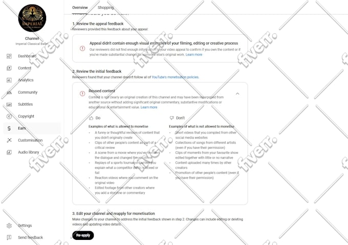 fix youtube monetization and adsense issues, adsense fix in, 2nd step issues