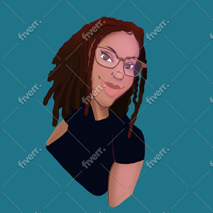 illustrate a custom portrait in my art style