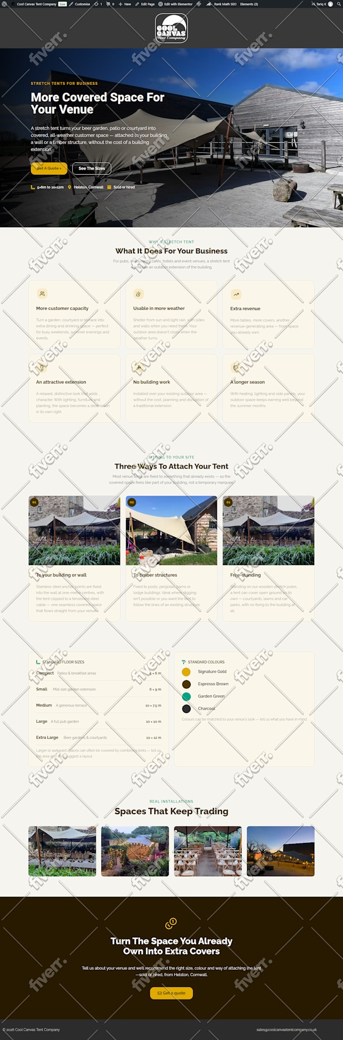 design, customize or migrate wordpress elementor website