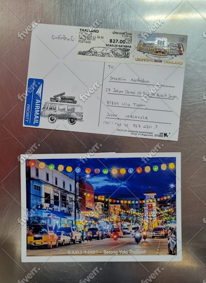 send a postcard from bangkok to you