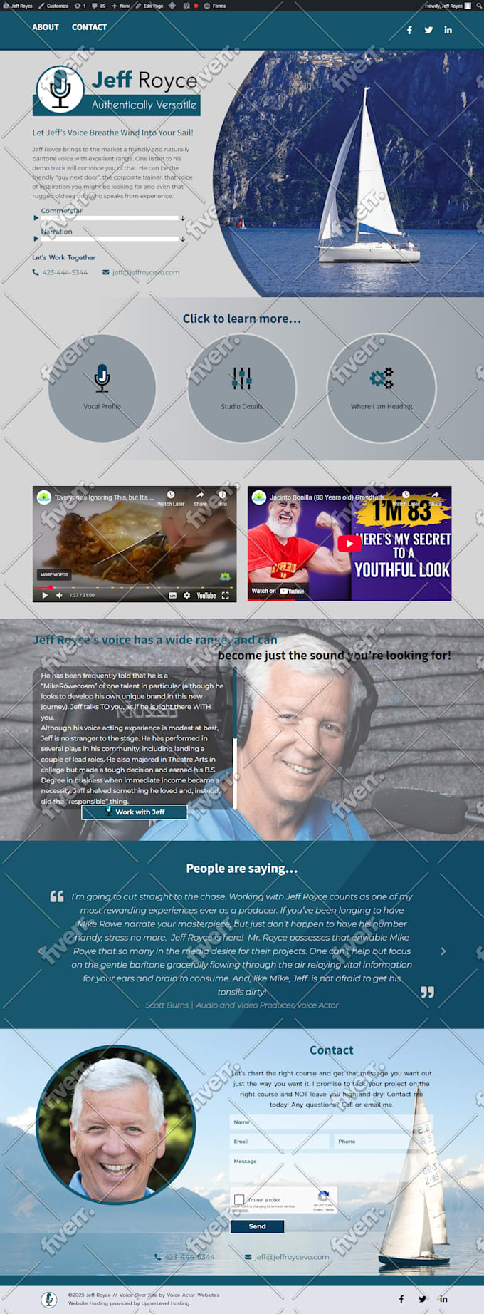 build a responsive business wordpress website