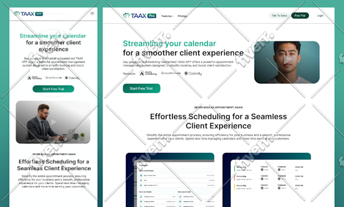 design a high converting responsive website UI design in figma