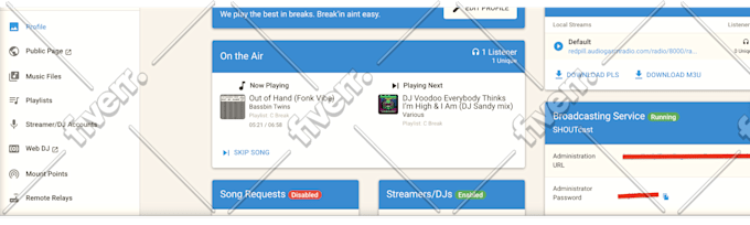 setup online radio station server on linux vps