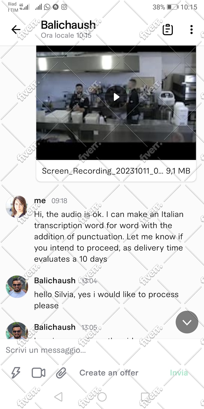 do accurate italian audio or video transcriptions