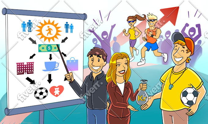 draw amazing illustrations and cartoons for you