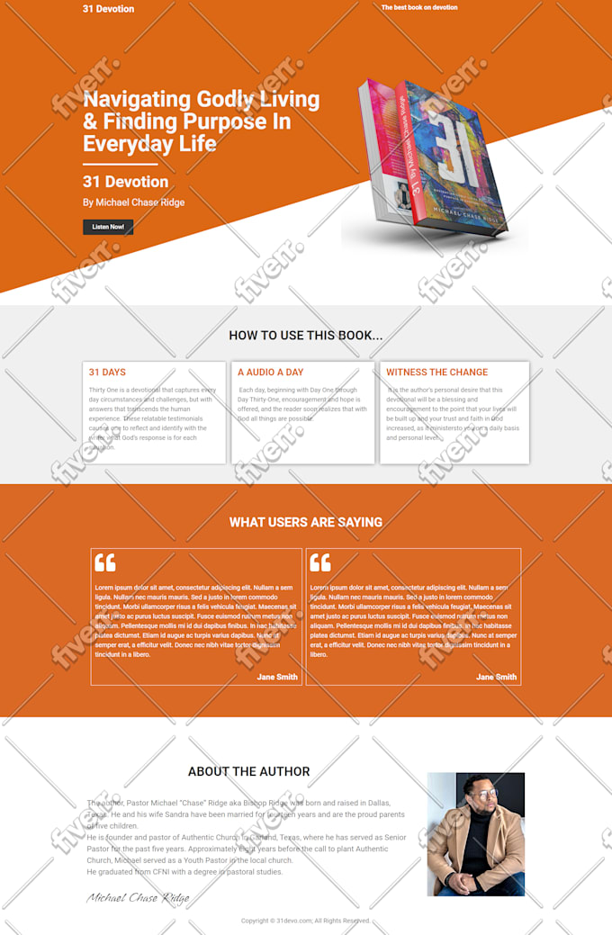 design a high converting responsive wordpress landing page