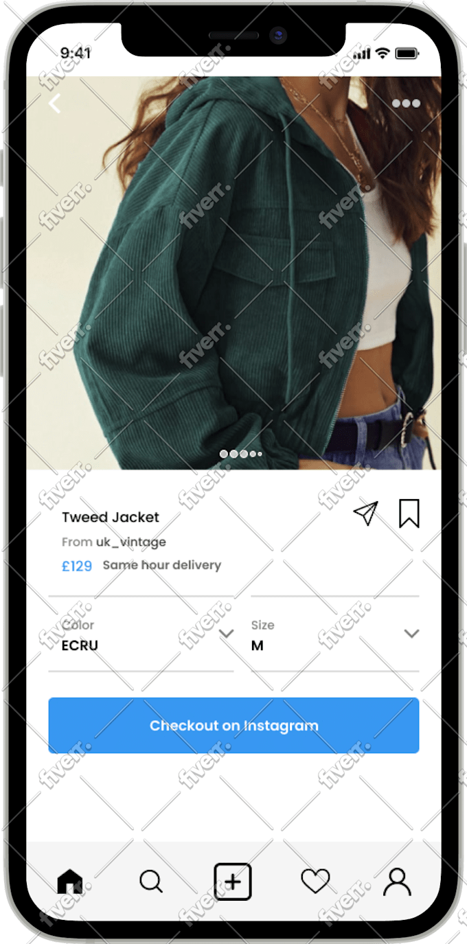 modern ui ux design for iphone and android mobile