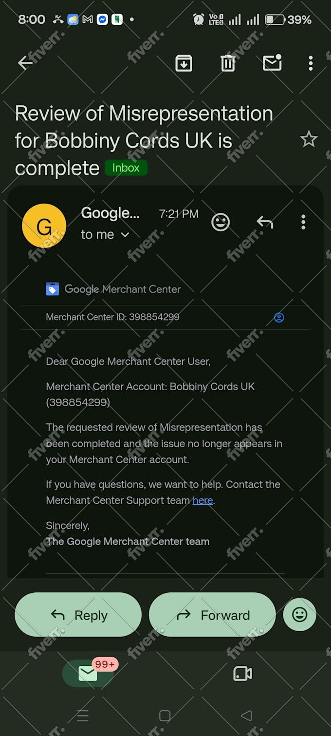 fix google merchant center suspension misrepresentation issue