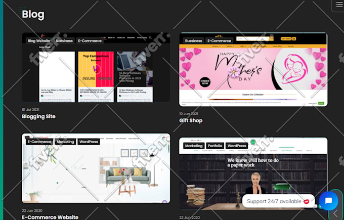 develop a professional educational website
