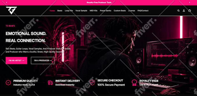 design shopify ecommerce website, build shopify store
