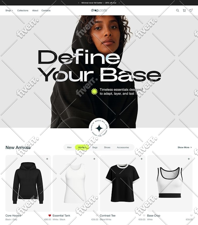 shopify website redesign shopify store redesign shopify product page redesign