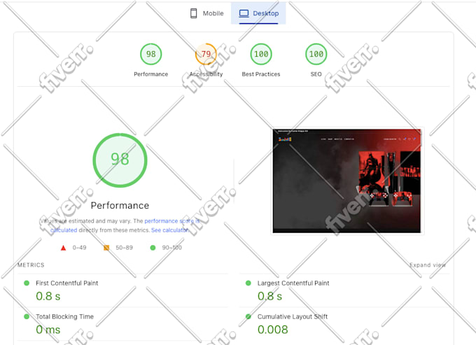 speed optimize tion and fix core web vitals for wordpress website speed