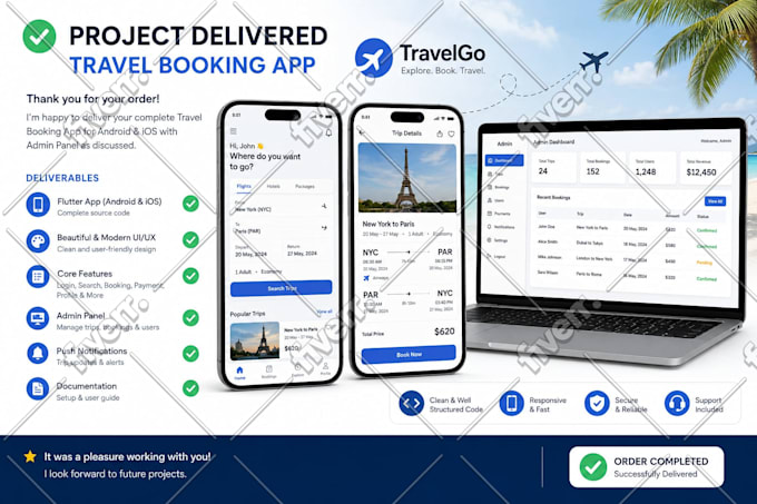 Do flutter mobile app development for android and ios by Sarahstore_web ...