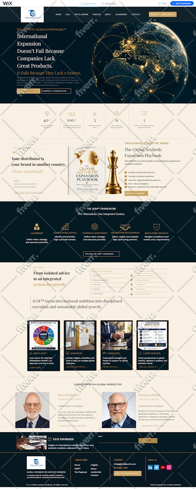 design modern wix website, redesign wix website, wix studio website development