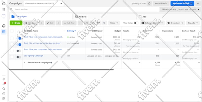 be your facebook ads campaign manager and setup fb ads campaign