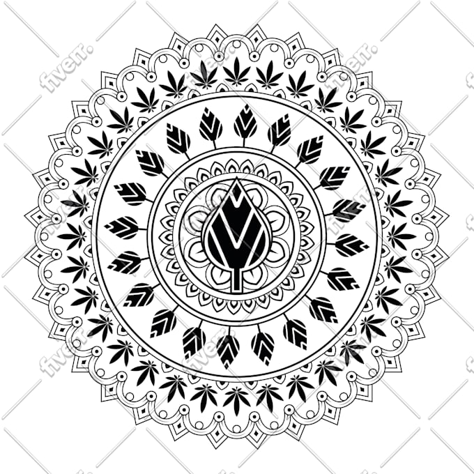 design 5 exclusive mandalas for your adult coloring book
