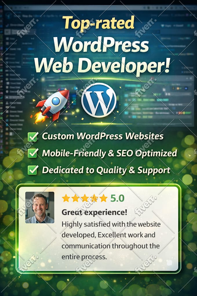 wp website design fast, SEO friendly and mobile responsive