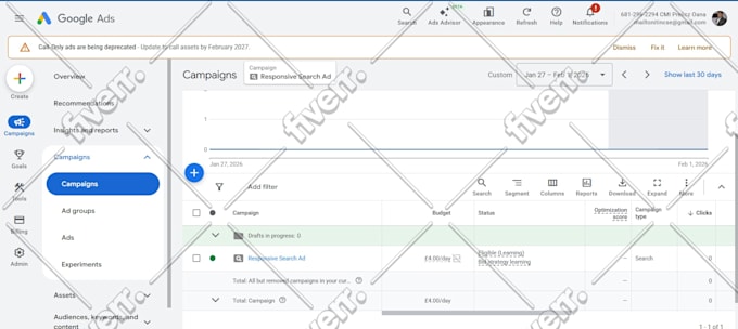 create google ads campaign and youtube ads from scratch