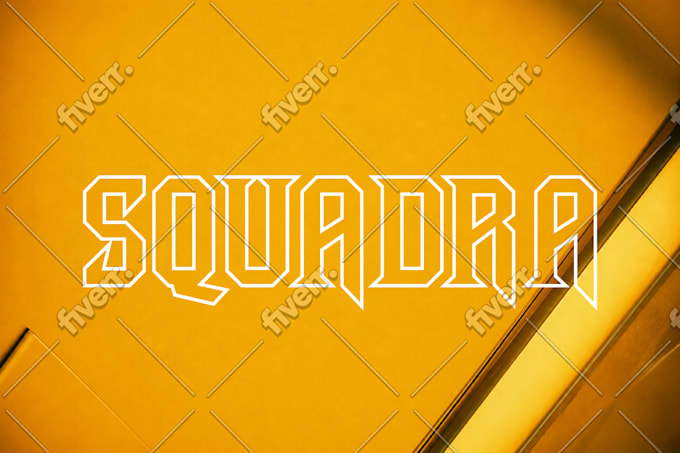 design a custom professional font for your brand or logo