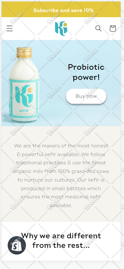 create and customize shopify store