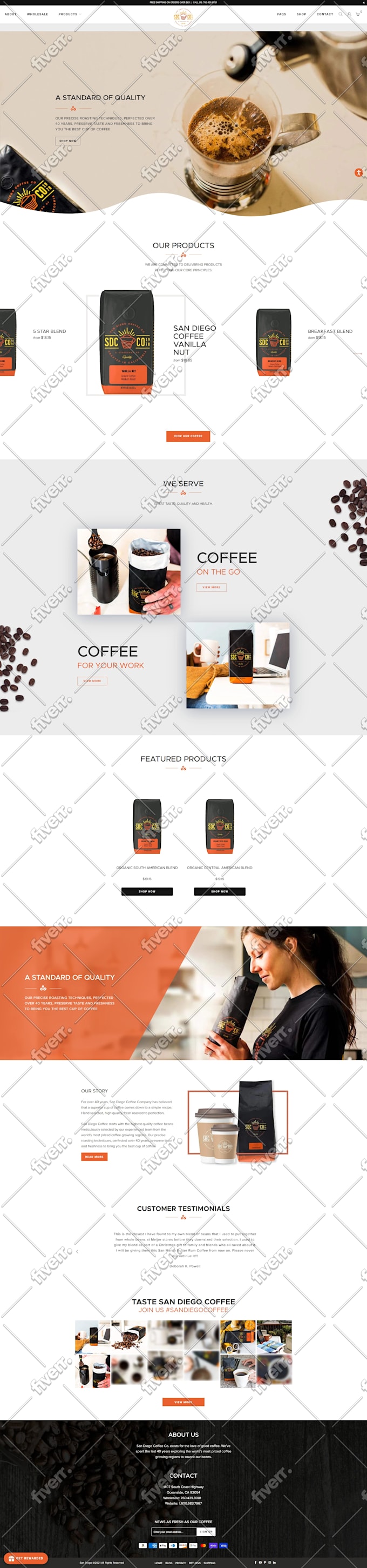 build shopify website, shopify store setup and design