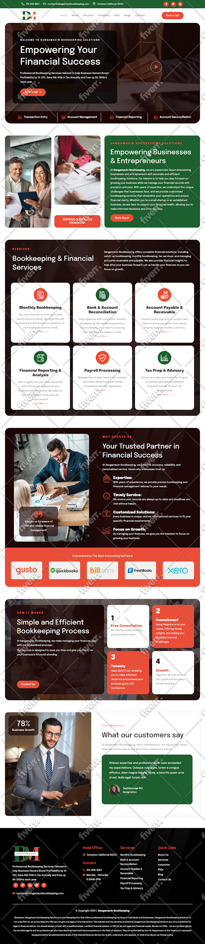 design wordpress landing page sales page or one page website