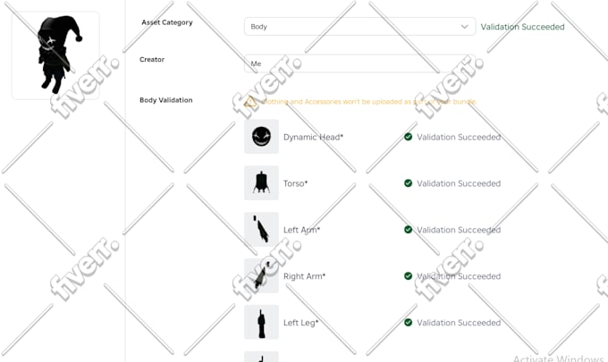 create a custom roblox ugc bundle with accessories and avatar items