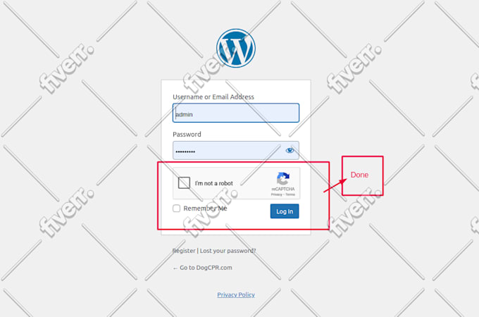 add captcha to protect your website