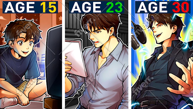 draw cool custom youtube thumbnails for you